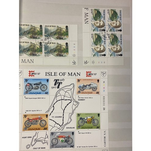 342 - 5 x stockbooks of mint Isle of Man and Channel Island stamps