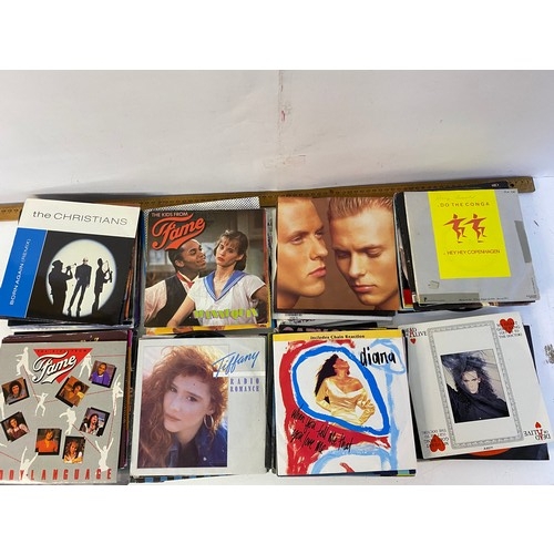 456 - Collection of singles including Bros, Tiffany, Rod Stewart, b52, bananarama etc