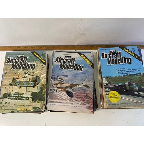 465 - Approx 86 issues of Scale Aircraft Modelling from the 1980's, very good condition