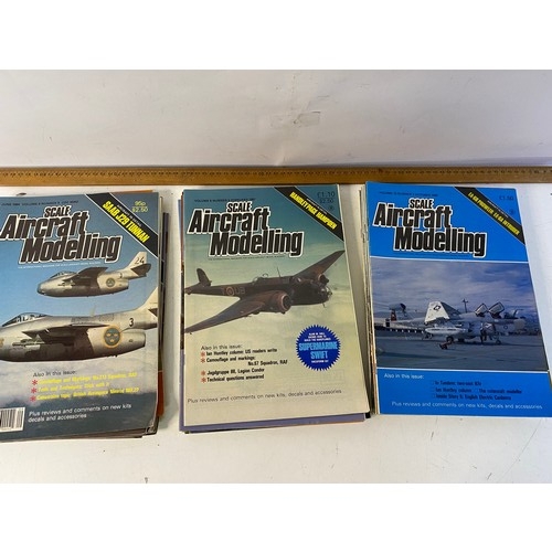 465 - Approx 86 issues of Scale Aircraft Modelling from the 1980's, very good condition