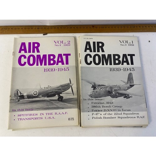 470 - Air Combat magazines Vol 1 and 2 no.1 - 6 and 35 x issues of aircraft magazines by Profile Publicati... 