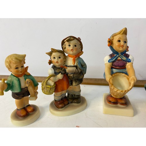 607 - Collection of vintage Goebel figures