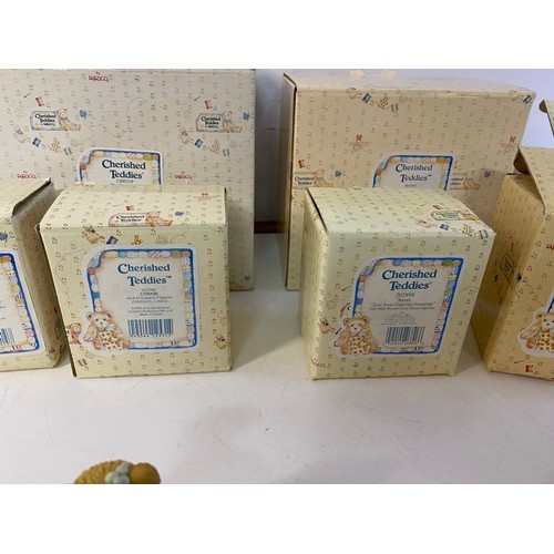 629 - Collection of Cherished Teddies figures in boxes.