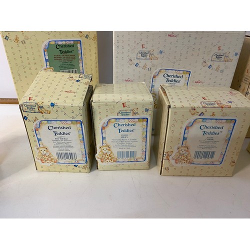 629 - Collection of Cherished Teddies figures in boxes.