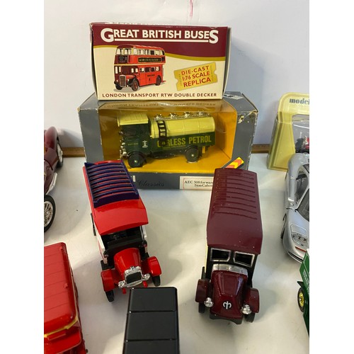 647 - Box of assorted model vehicles from Corgi, Burago and Lledo.