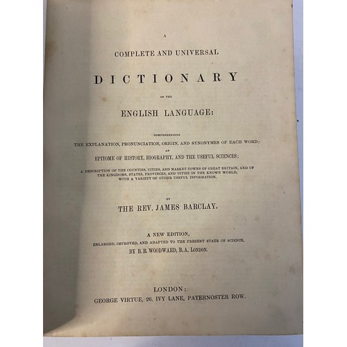 683 - 1849 copy of Barclays Universal English illustrated dictionary with 984 pages.