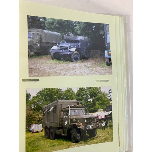 978 - Album of transport photos including buses, road haulage and military