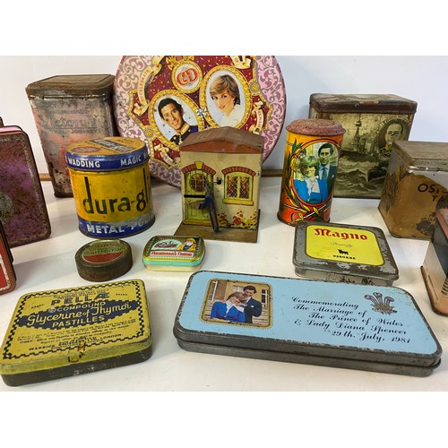 959 - Collection of vintage advertising tins