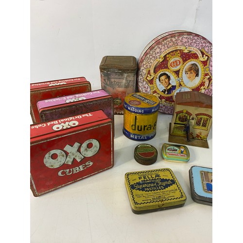 959 - Collection of vintage advertising tins