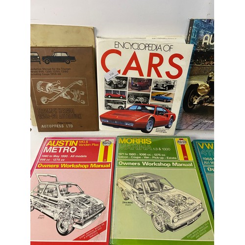 951 - Collection of car books and manuals including Trojan 200 and Triumph Herald