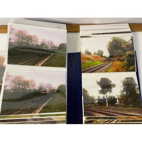 510 - 2 Albums of Railway photographs with 380 individual photos