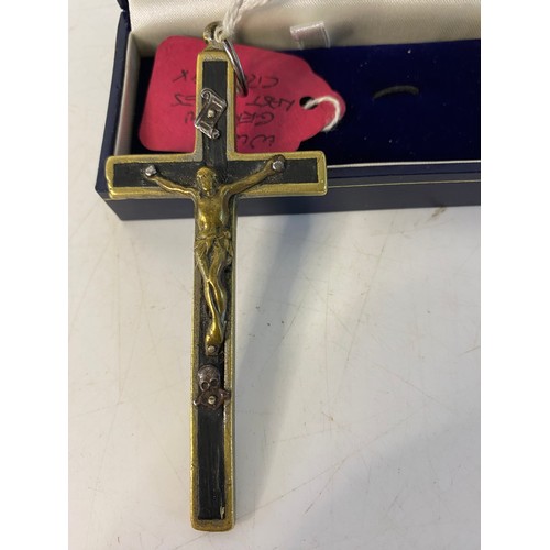 556 - WW1 German Last Rites Crucifix 9cms