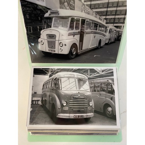 563 - Album of vintage bus photos