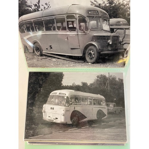 563 - Album of vintage bus photos