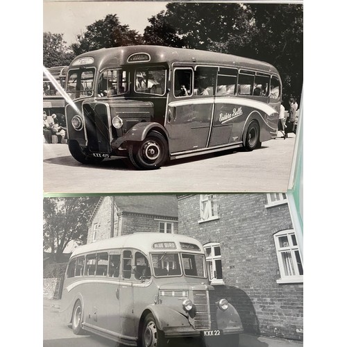 563 - Album of vintage bus photos