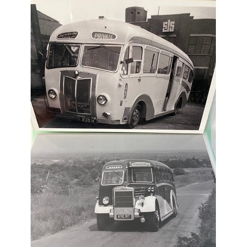 563 - Album of vintage bus photos