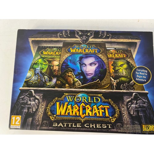 585 - World of Warcraft expansion set and battle chest.