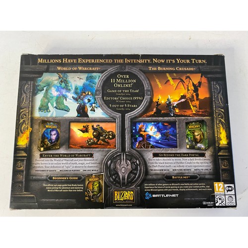 585 - World of Warcraft expansion set and battle chest.