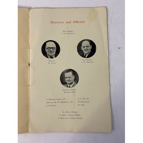 802 - Celebration Dinner and Dance menu for the football association challenge cup final 1951 Blackpool v ... 