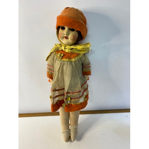 817 - Armand Marseille 390 bisque antique doll stamped measures 60 cms tall