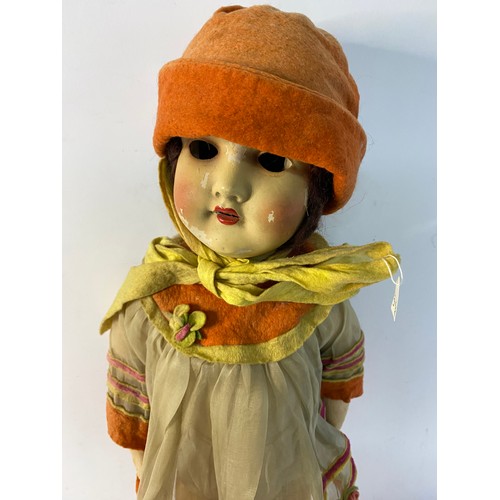 817 - Armand Marseille 390 bisque antique doll stamped measures 60 cms tall