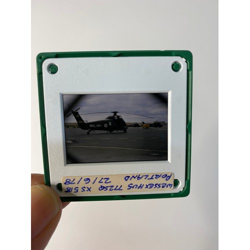 819 - Box of 35mm aircraft slides, approx 200