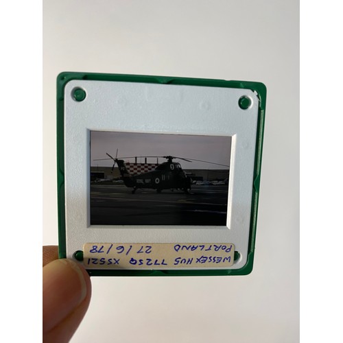 819 - Box of 35mm aircraft slides, approx 200