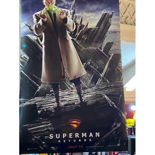 820 - Large cinema poster for Superman Returns measures approx 225 x 145 cms