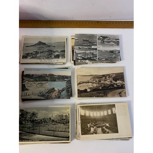 504 - Box of approximately 6-700 vintage postcards