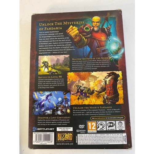 585 - World of Warcraft expansion set and battle chest.