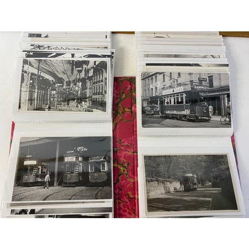 592 - Album of corporation trams from Southend-on-sea, Bath, Wolverhampton, Coventry and Paris.