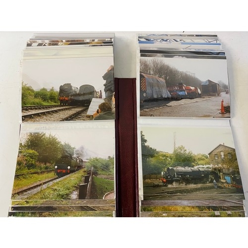 599 - 2 Albums of Railway train photographs.