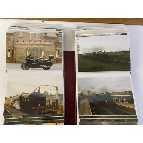 599 - 2 Albums of Railway train photographs.