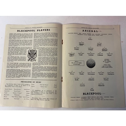 809 - Stanley Matthews Football Review, football programme from 1953 FA Charity Shield between Arsenal V B... 