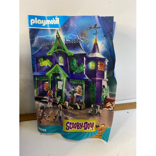 719 - Playmobil Scooby Doo playset with figures, accessories etc