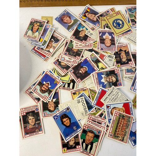 720 - Vintage tin of Panini Football 78 stickers. Approx 170 unused stickers from various clubs