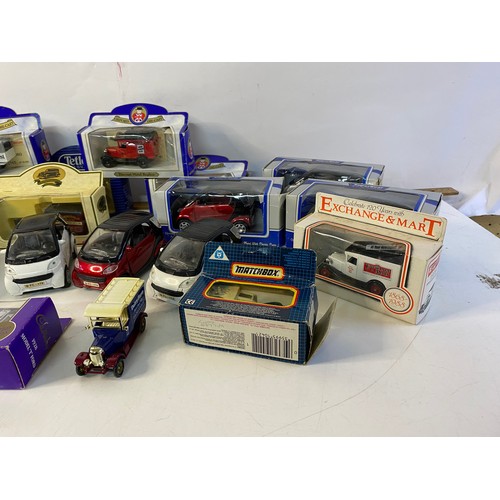 730 - Box of die cast model vehicles