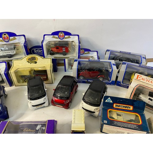 730 - Box of die cast model vehicles