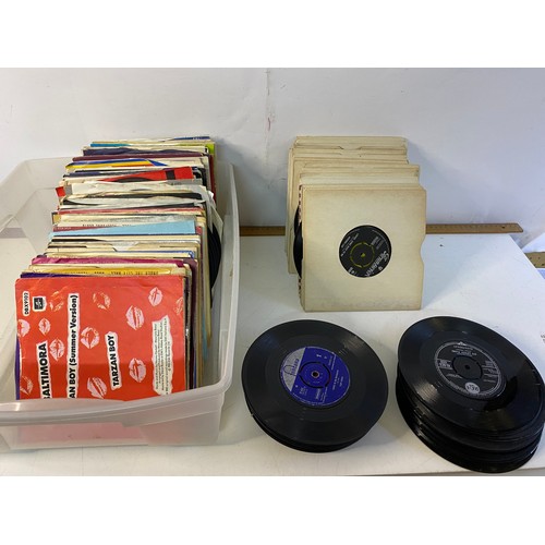 742 - Box of 7 inch singles, mixed genres and eras