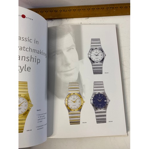 783 - Omega original catalogue, 116 page edition, produced in the late 1990's in mint new condition with p... 