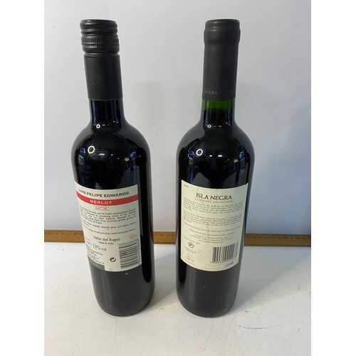 856 - Selection of 5 x bottles of red wine