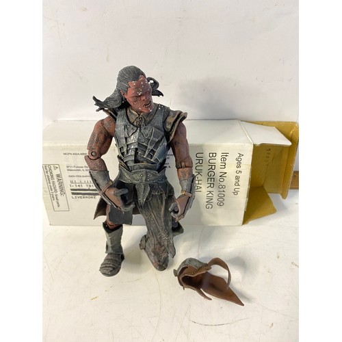 864 - Toy Biz boxed Uruk-Hai Mail Away USA exclusive edition figure. The Fellowship of the Ring by KB Toys... 