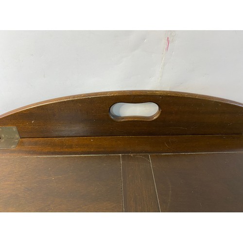 944 - Antique Victorian/Edwardian Butlers tray 70x35cms