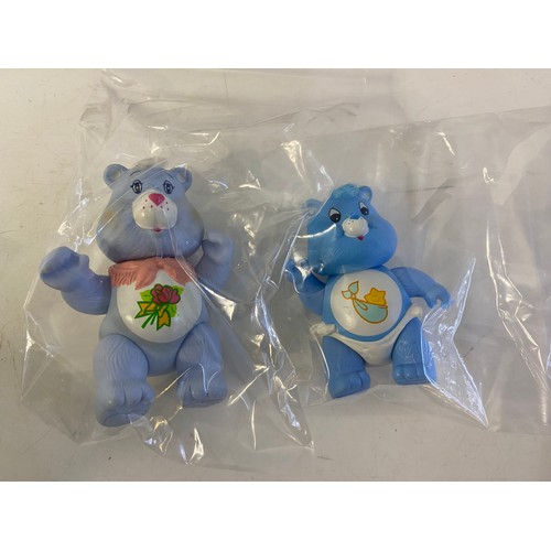 1002 - 4 x vintage poseable Care Bears figures in as new condition, made in 1984 by the American Greetings ... 