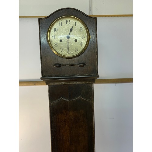 874 - Vintage Enfield Granddaughter clock measuring 133 cms tall