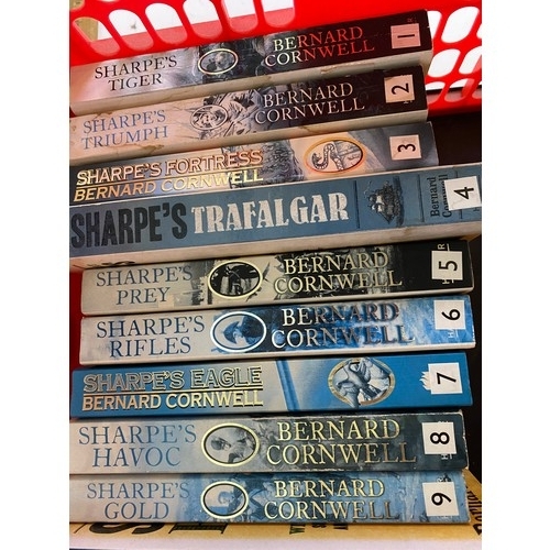 908 - Collection of 'Sharpe' novels by Bernard Cornwell