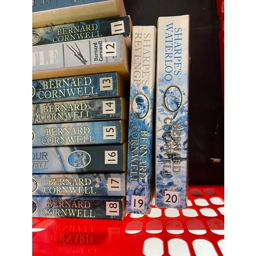 908 - Collection of 'Sharpe' novels by Bernard Cornwell