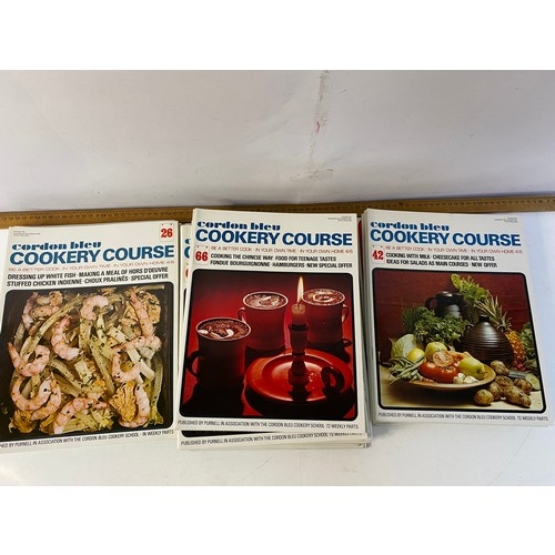 920 - Collection of Cordon Bleu cookery course magazines