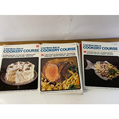 920 - Collection of Cordon Bleu cookery course magazines