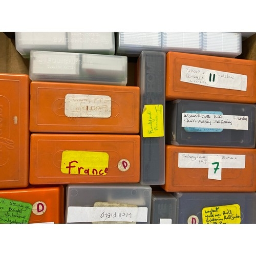 590 - Large tray of 35mm slides.